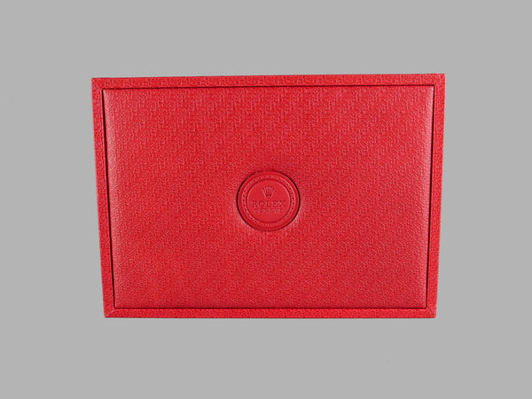 Rolex Red Leather Watch Box with Outer – The Watch Collector
