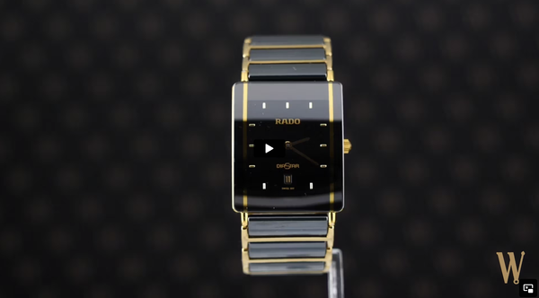 Rado black and gold best sale