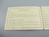 Rolex  Blank Guarantee Papers Dated 1957