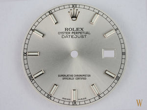 Rolex 36mm Datejust Silver Dial