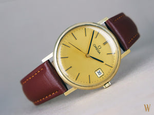 Omega Solid Gold Gents Dress watch
