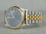 Rolex Datejust 36mm Steel and 18ct Gold Tropical Blue Dial RESERVED