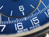 Omega Speedmaster, triple date blue dial