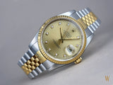 Rolex Datejust Gents 36mm Factory Diamond Dial