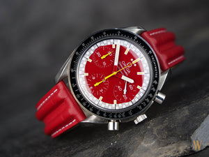 Omega Speedmaster Reduced Red Schumacher Chronograph