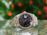 Rolex Datejust 36mm 18ct EverRose Gold and Stainless Steel with Sunburst Dial