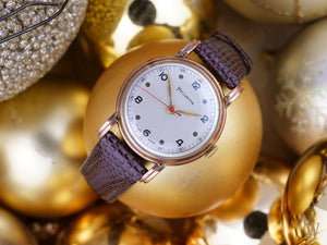 Helvetia Solid gold vintage dress watch