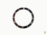 Rolex Bezel Insert Tropical Originally Black and Gold