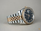 Rolex Datejust 36mm 18ct EverRose Gold and Stainless Steel with Sunburst Dial