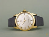 Omega 2577, 18K solid gold, unpolished condition with original unrestored two-tone dial