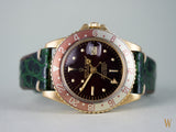 Rolex GMT-Master 18ct gold Nipple Dial Root Beer