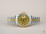 Rolex Ladies datejust ref 69173 Diamond Dial With Papers