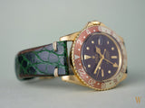 Rolex GMT-Master 18ct gold Nipple Dial Root Beer