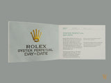 Rolex DayDate Booklet 2015 German Language