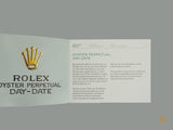 Rolex DayDate Booklet 2016 German Language
