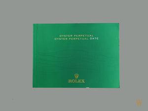 Rolex Oyster Perpetual Date Booklet 2014 German Language