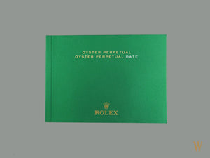 Rolex Oyster Perpetual Date Booklet 2016 German Language