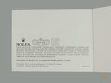 Rolex Oyster Perpetual Date Booklet 2016 German Language