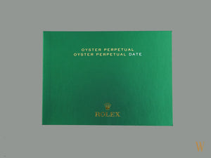 Rolex Oyster Perpetual Date Booklet 2015 German Language