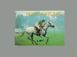 Rolex DateJust Booklet 1988 English Language