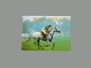 Rolex DateJust Booklet 1992 English Language