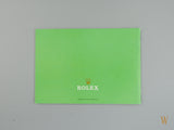 Rolex DateJust Booklet 1992 English Language