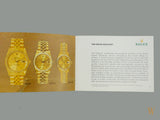 Rolex DateJust Booklet 1992 English Language