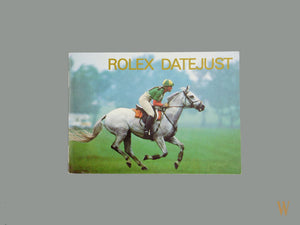 Rolex DateJust Booklet 1994 English Language