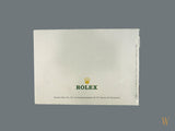 Rolex Submariner Booklet 2001