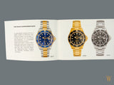 Rolex Submariner Booklet 2001