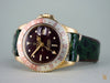 Rolex GMT-Master 18ct gold Nipple Dial Root Beer