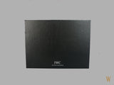 IWC Box with Blank Watch Card