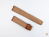 Omega Genuine  Leather Brown Strap