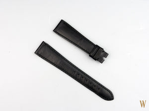 Omega Black Leather Strap