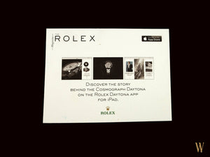 Rolex Daytona App store merchandise Leaflet