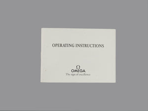 Omega Operating instructions booklet