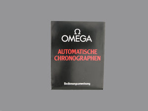 Omega Speedmaster MK III Manual German Language