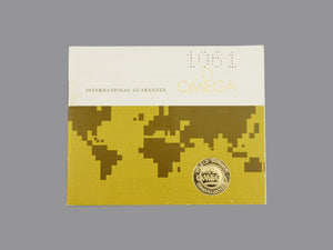 Omega International Guarantee Papers 1978
