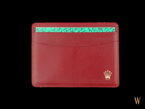 Rolex Red Leather Document Holder