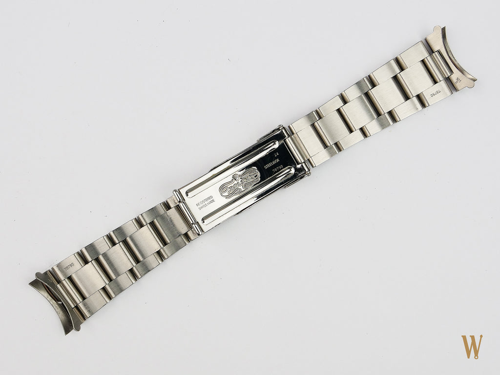 ROLEX  AN 14K YELLOW GOLD OYSTER BRACELET WITH RIVETED LINKS CIRCA 1970   Watches Online  Watches  Sothebys
