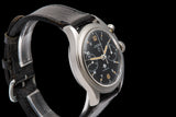 Lemania single pusher RAF issued chronograph. SOLD
