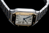 Cartier Santos Gents Mid Size 18ct Gold and Stainless Steel Unworn