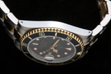 Rolex submariner 18ct Gold and steel with box and papers