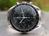 Omega Speedmaster Straight Writing with Box and Papers.