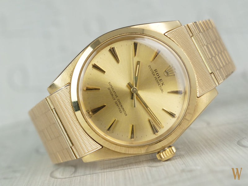 Rolex Oyster Perpetual Solid 14ct Gold The Watch Collector