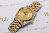 Rolex Gents Datejust ref 16233 18ct gold and stainless steel -SOLD
