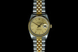 Rolex Gents Datejust ref 16233 18ct gold and stainless steel -SOLD