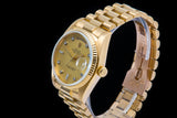 Rolex Day date 18ct gold with factory diamond dial RESERVED