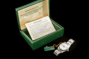 Rolex Oyster Date Box and Papers - SOLD