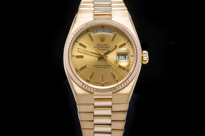 Rolex oyster quartz on sale date